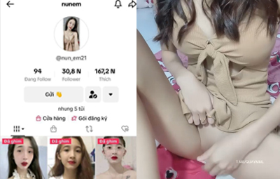 Clip Sex Nun_em21 (Nunem) Lộ 5 Clip Sex Hot Tiktoker 30k Follow